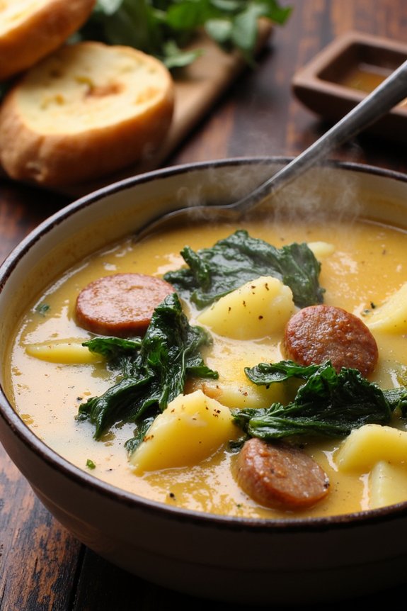 creamy italian sausage soup