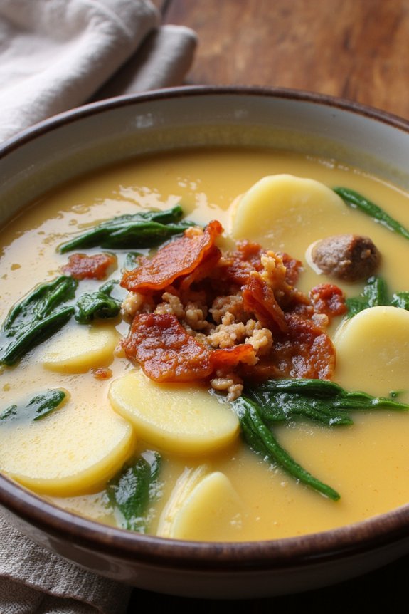 creamy italian sausage soup