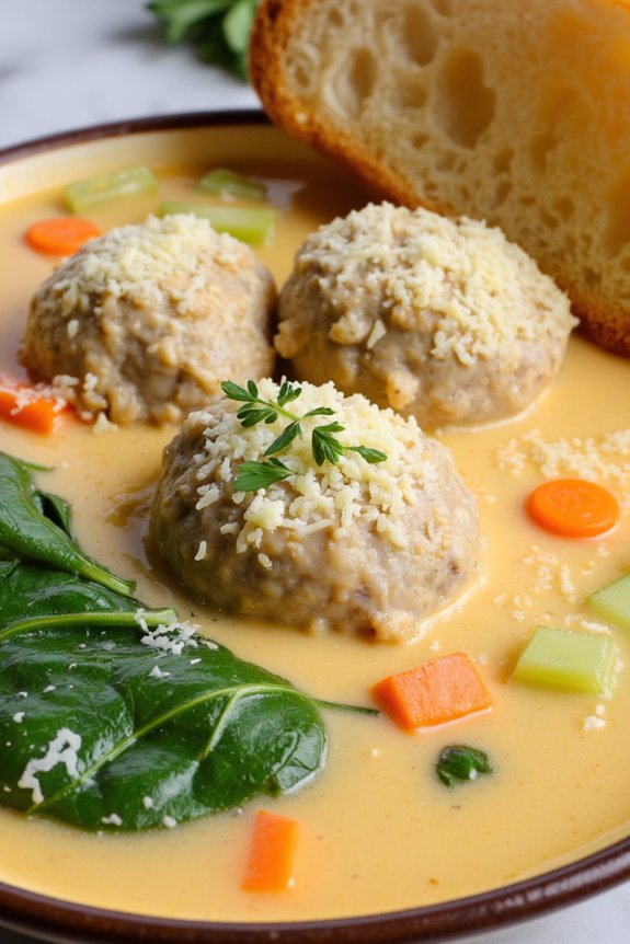 creamy meatball soup recipe