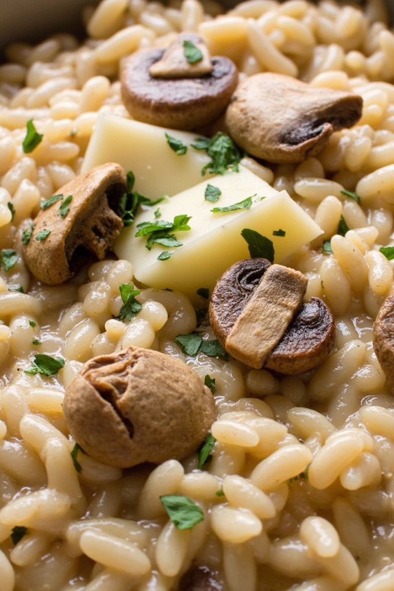 creamy mushroom risotto recipe