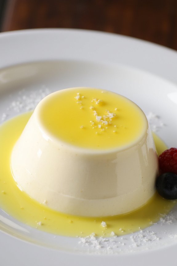 creamy olive oil dessert
