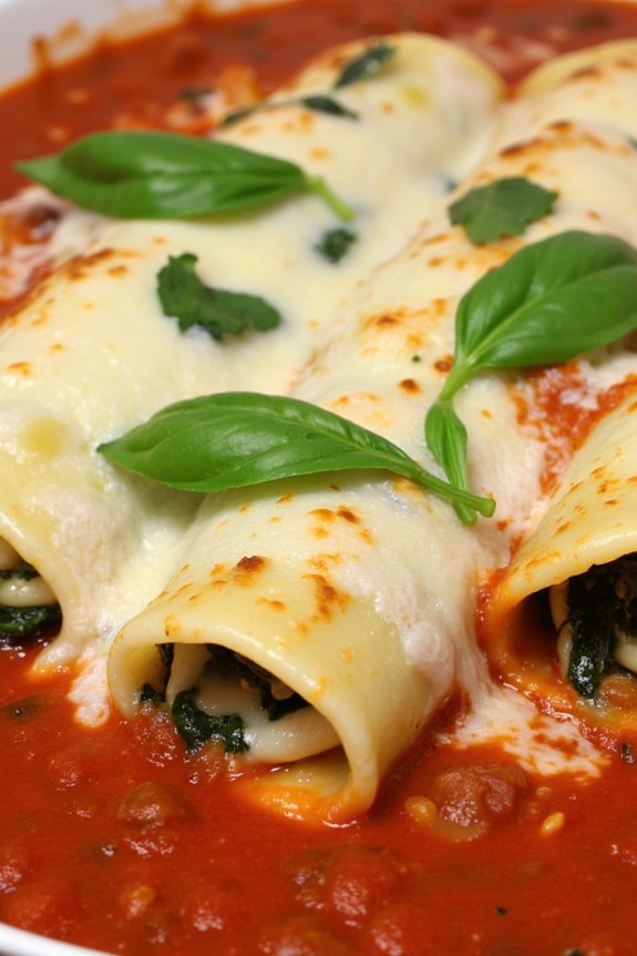 creamy spinach ricotta pasta