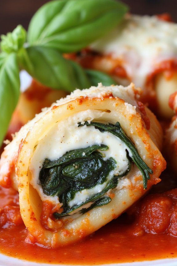 creamy stuffed pasta shells