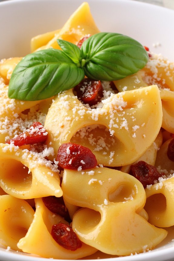 creamy sun dried tomato pasta