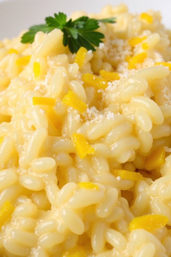 creamy tangy lemon risotto