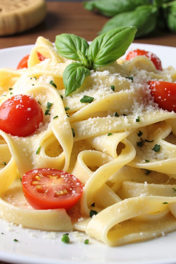 creamy tomato basil pasta