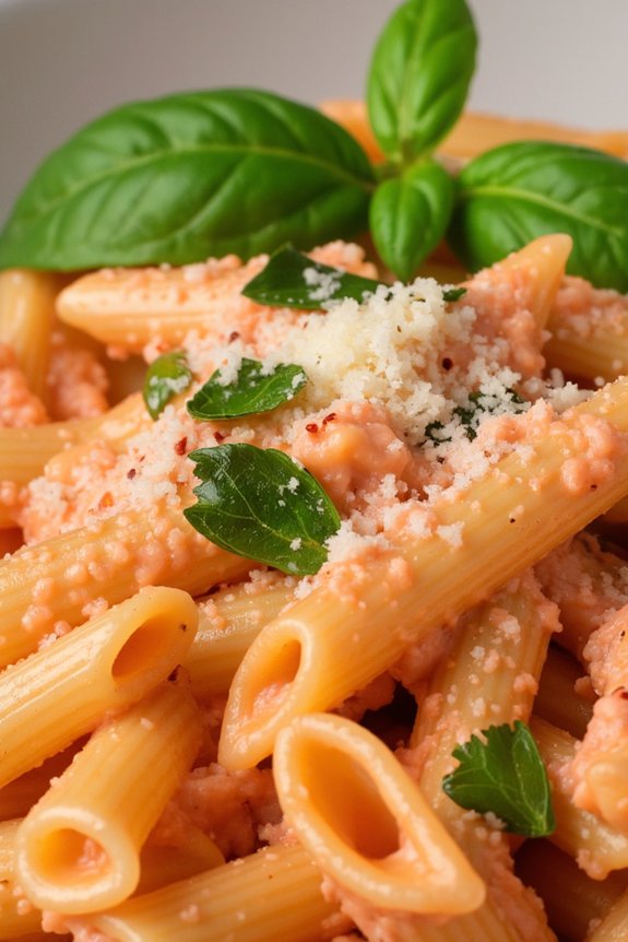creamy tomato basil pasta