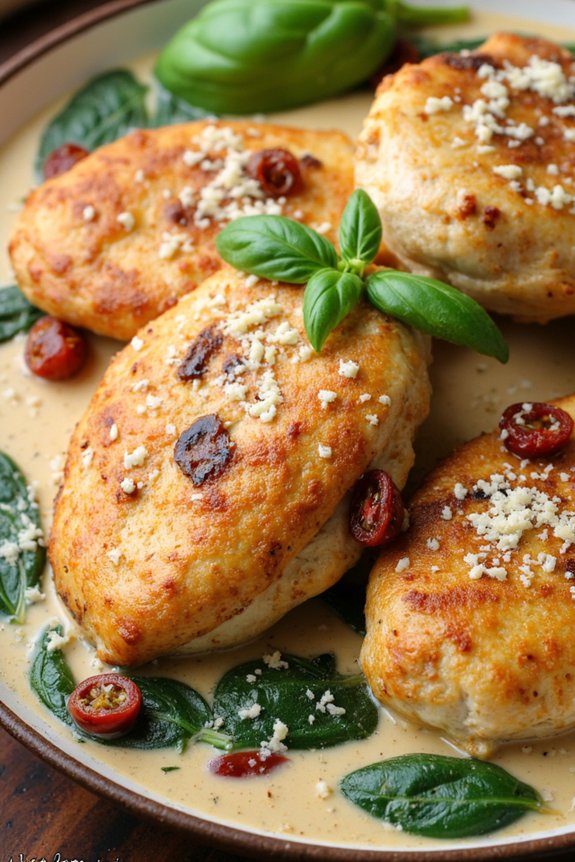 creamy tuscan chicken delight