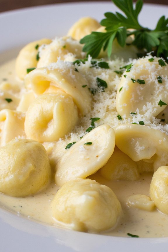 creamy vodka gorgonzola gnocchi