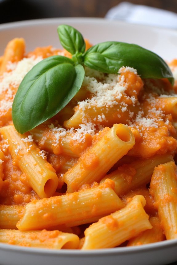 creamy vodka pasta delight