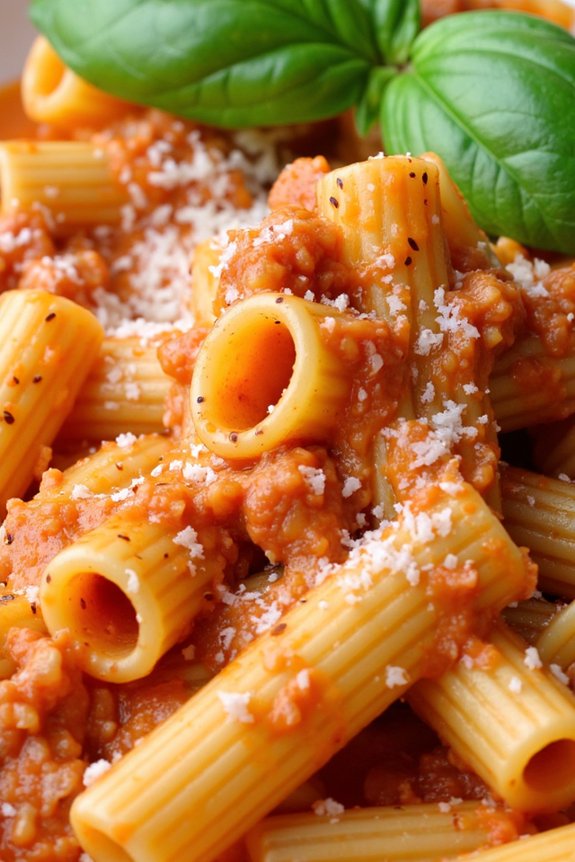 creamy vodka pasta delight