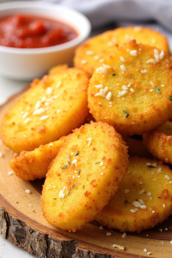 crispy air fryer polenta fries