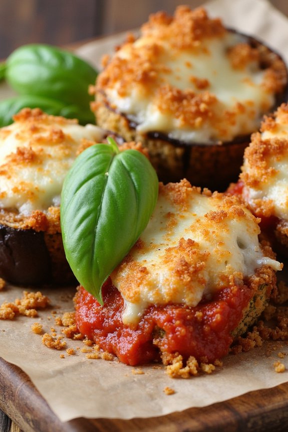 crispy baked eggplant bites