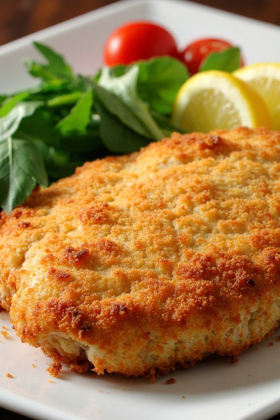 crispy breaded pork cutlets