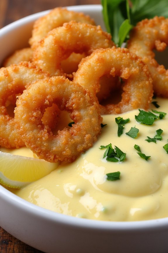 crispy calamari with aioli
