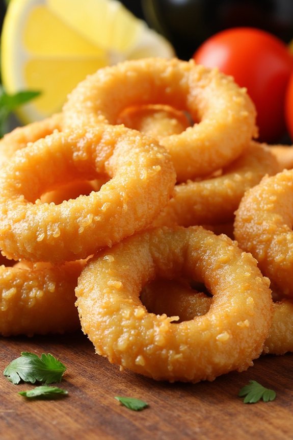 crispy italian fried calamari