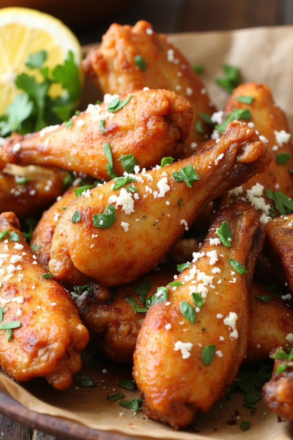crispy italian herb wings