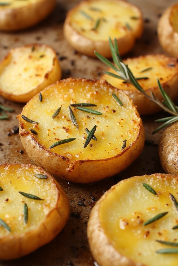 crispy rosemary roasted potatoes