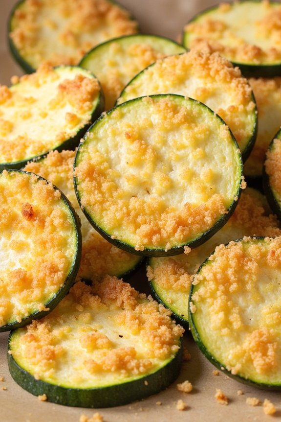 crispy zucchini parmesan bites