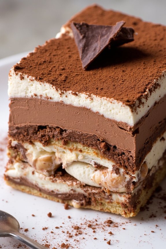 dairy free chocolate hazelnut dessert