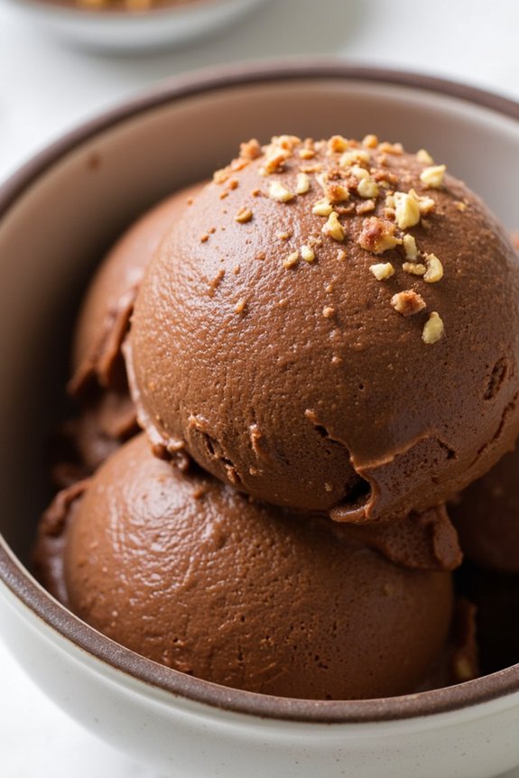 dairy free chocolate hazelnut gelato