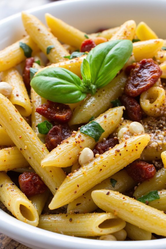 dairy free sun dried tomato pasta