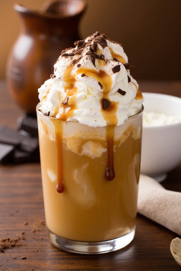 decadent caramel coffee dessert