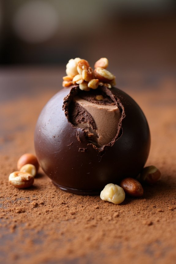 decadent chocolate hazelnut dessert