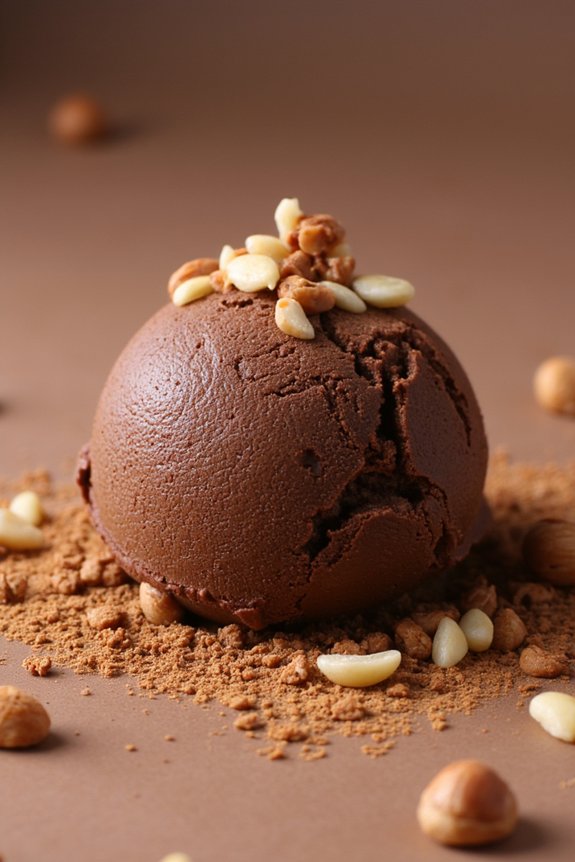 decadent chocolate hazelnut gelato