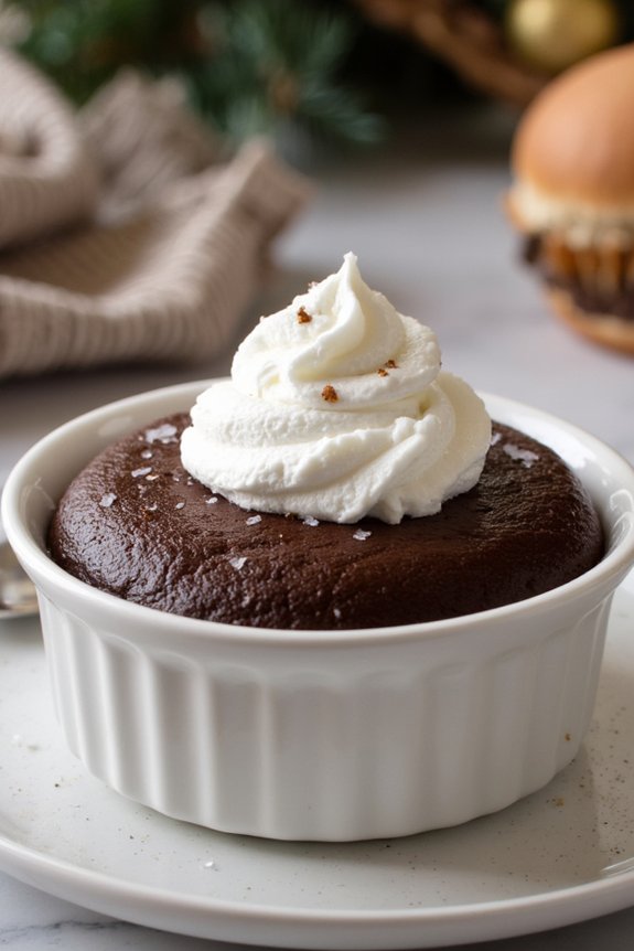 decadent chocolate pudding dessert