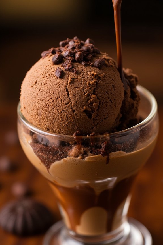 decadent coffee ice cream delight