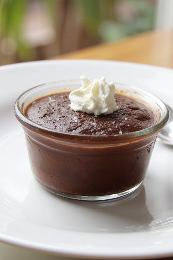 decadent italian chocolate pudding
