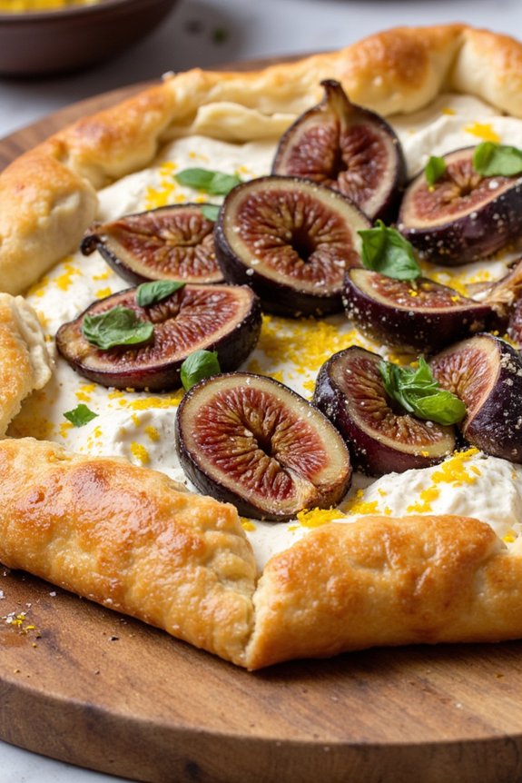 decadent ricotta fig dessert