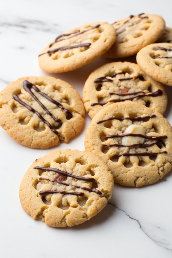 delicate lace like italian cookies