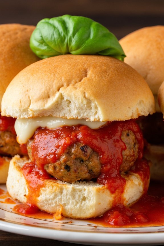 delicious italian meatball sliders