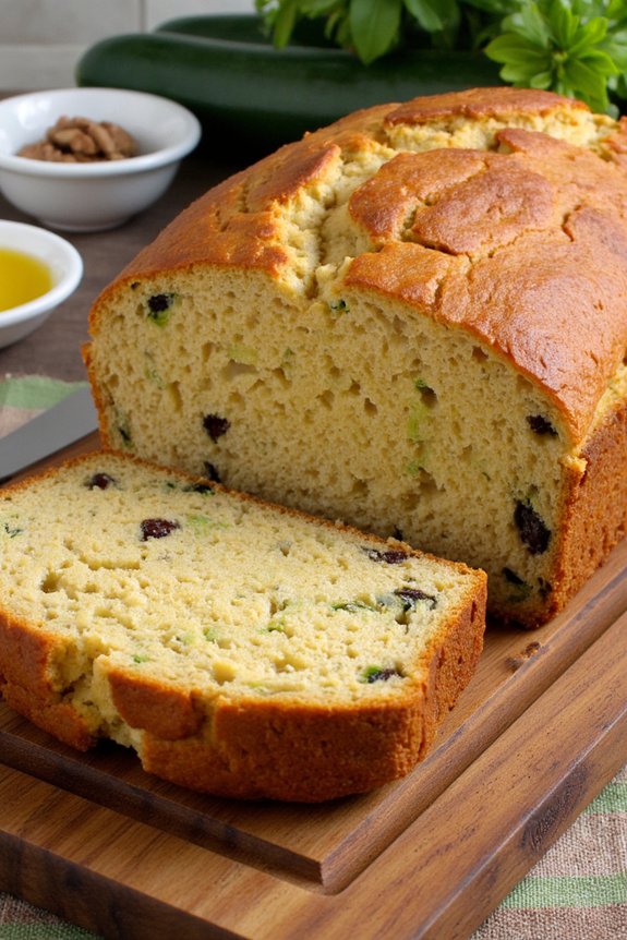 delicious olive oil zucchini bread