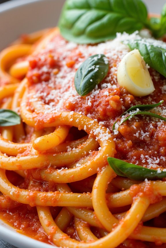 delicious simple tomato pasta