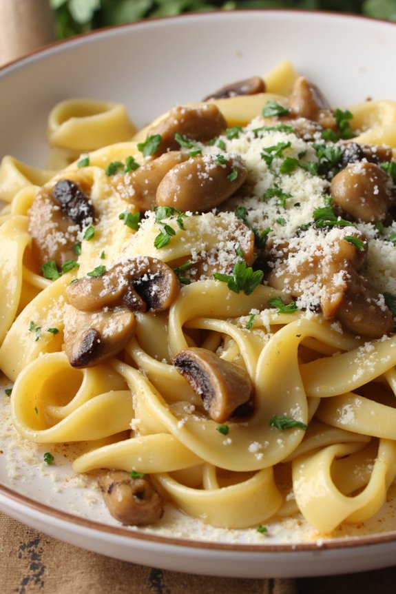 delightful garlic butter pasta