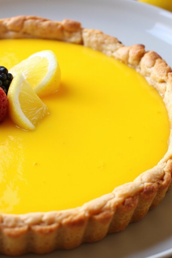 delightful lemon tart dessert