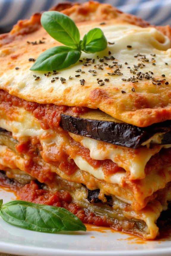 eggplant lasagna low carb delight