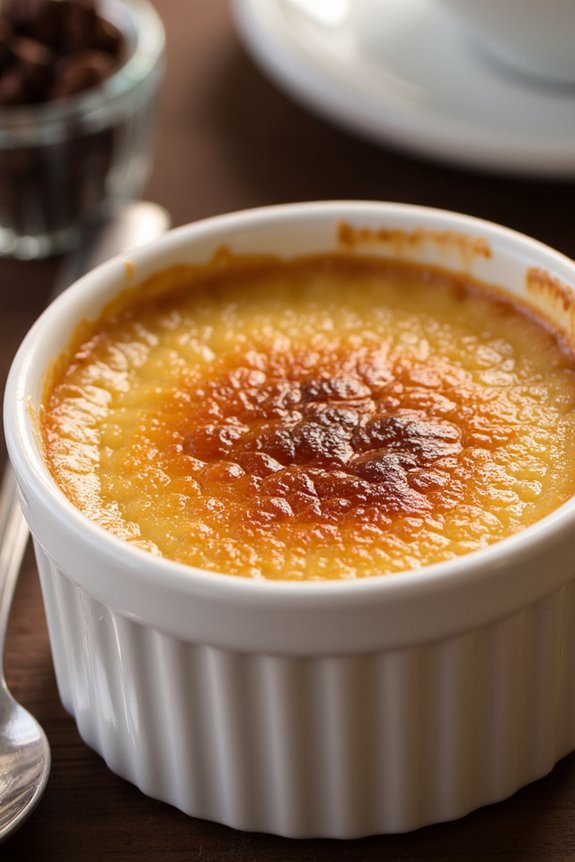elegant espresso custard dessert