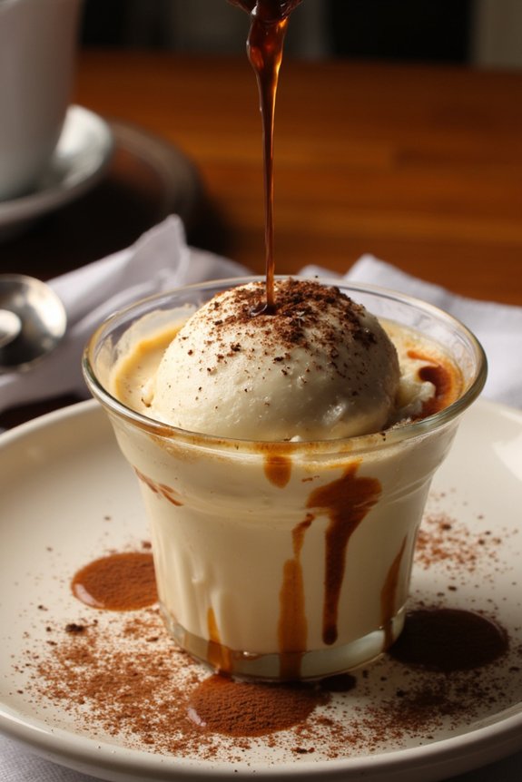 espresso gelato dessert delight