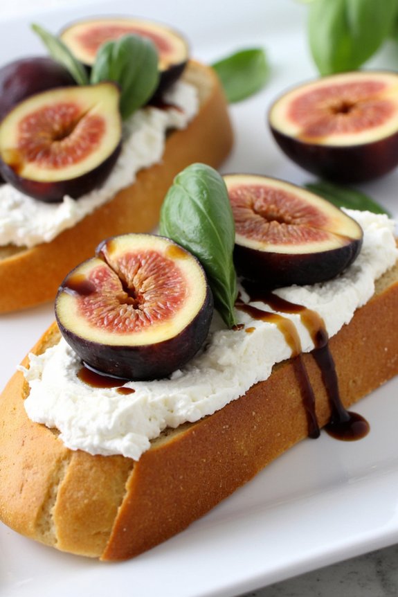 fig and goat cheese bruschetta