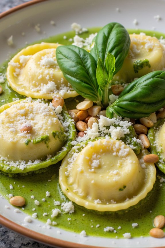 four cheese ravioli delight