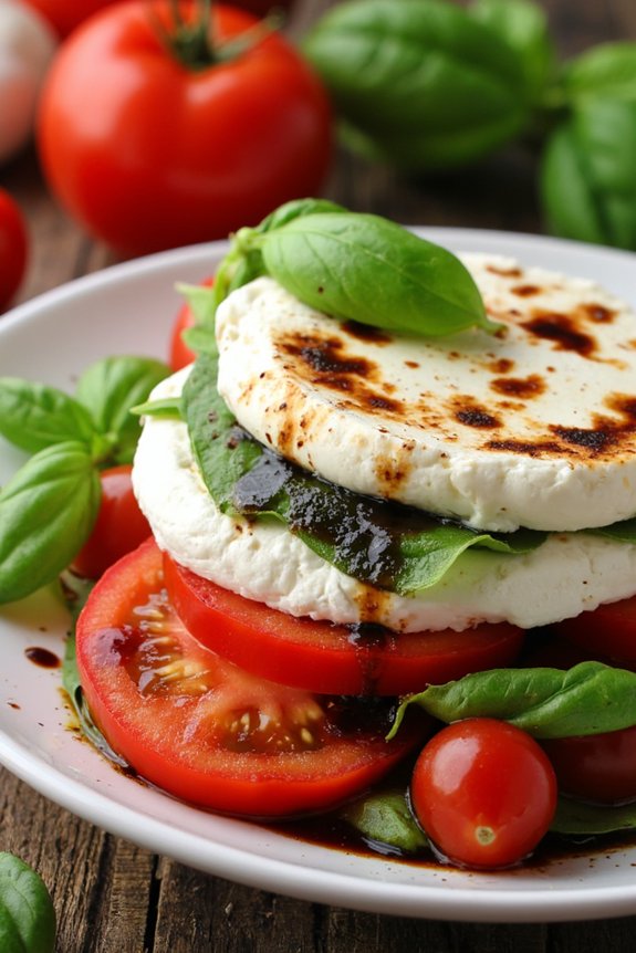 fresh italian caprese salad