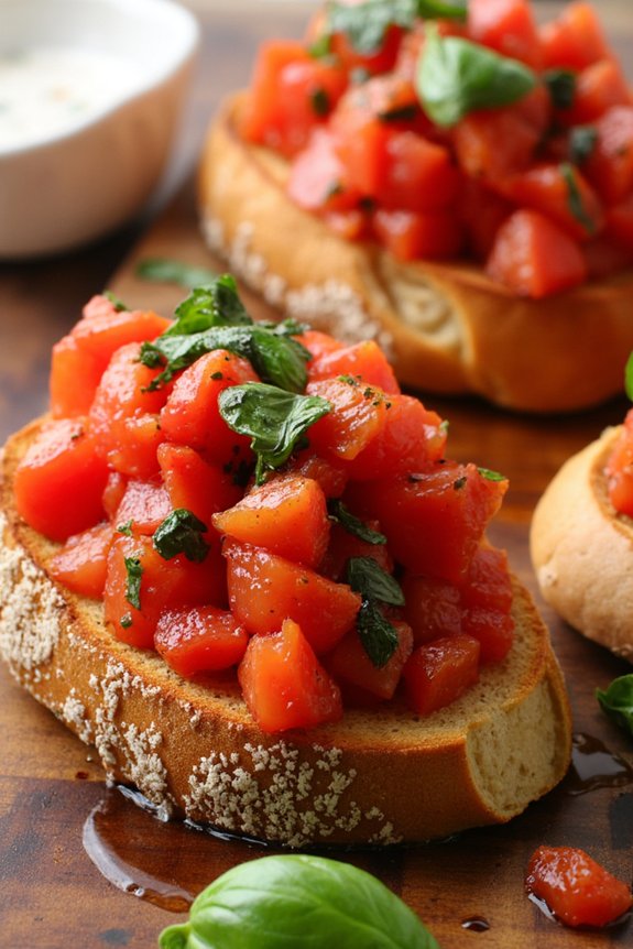 fresh tomato bruschetta delight