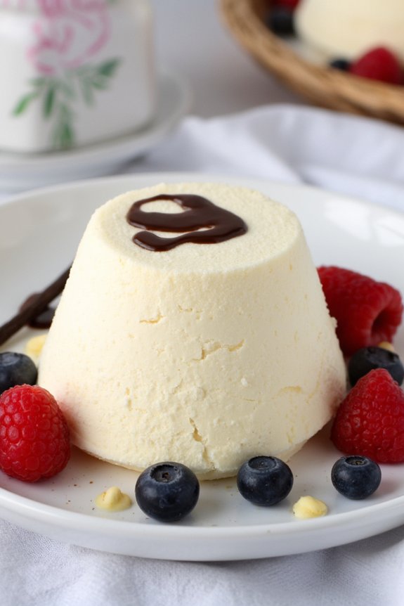 frozen yet fluffy dessert