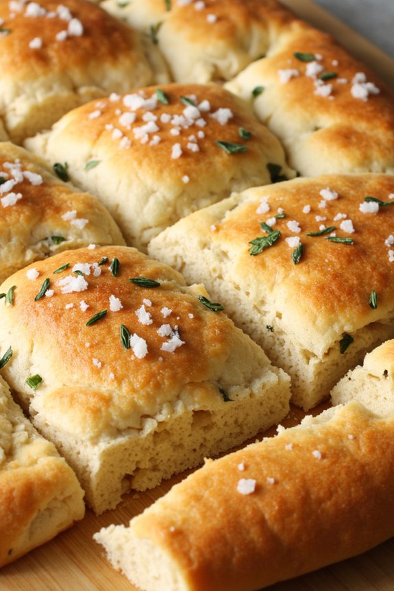 garlic herb focaccia recipe
