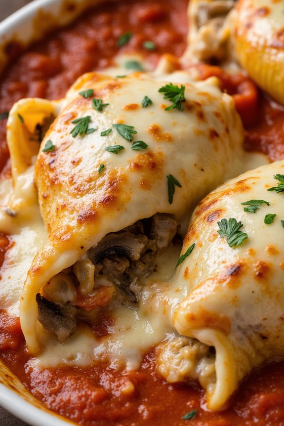 gourmet stuffed pasta shells