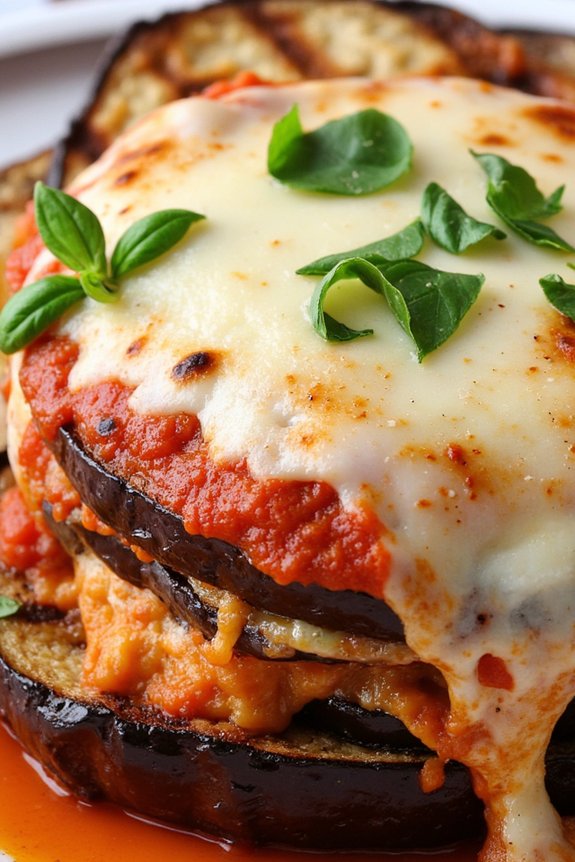grilled eggplant parmesan delight